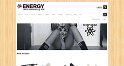 Desktop Screenshot of energyskateshop.com